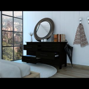 Paris 6 Drawer Double Dresser