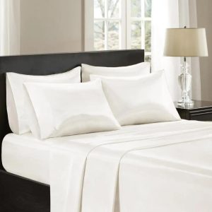 100% Polyester Satin 6pcs Sheet Set