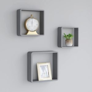 vidaXL Wall Cube Shelves